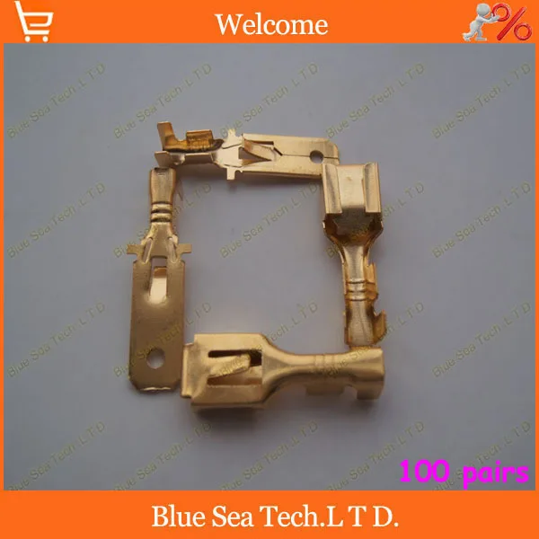 

6.3 Male&Female Crimp terminal Connectors 6.3mm terminals,car connector Spade terminal,Good