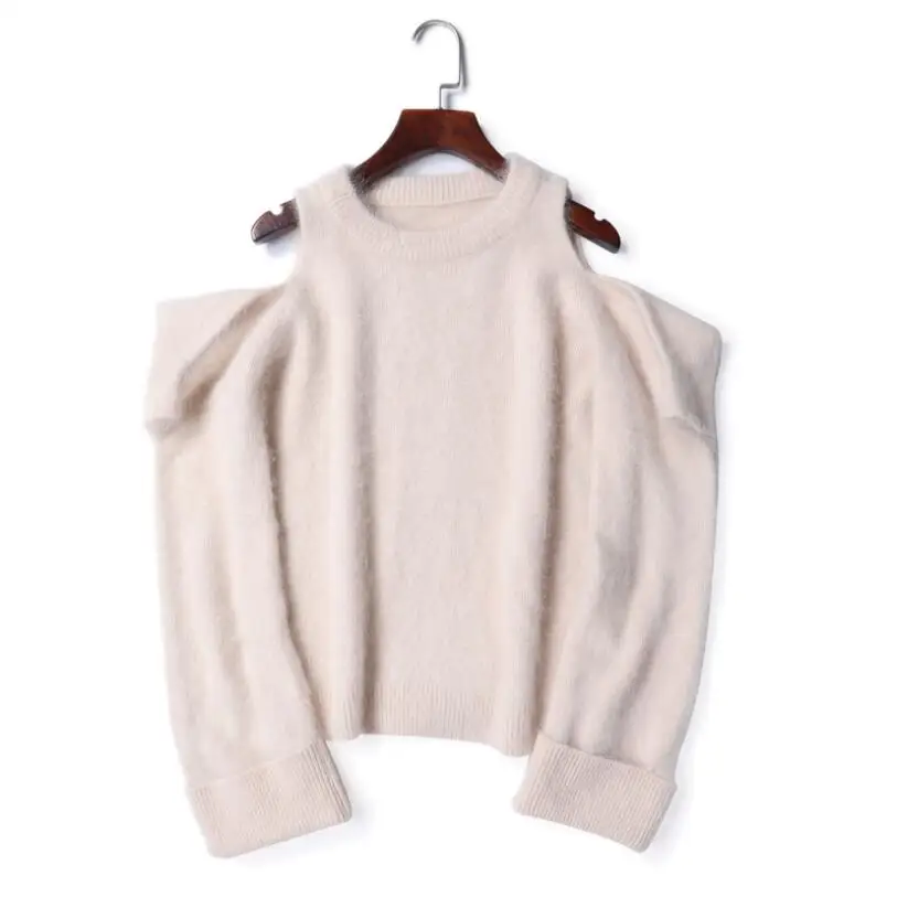 Aliexpress.com : Buy 2018 Autumn winter women's angora rabbit pullovers ...