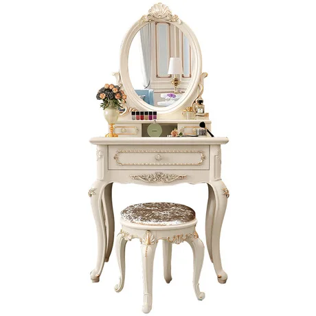 

Dressers Bedroom Furniture bedroom furniture wooden Dresser +stool set makeup table dressing table coiffeuse avec miroir hot new