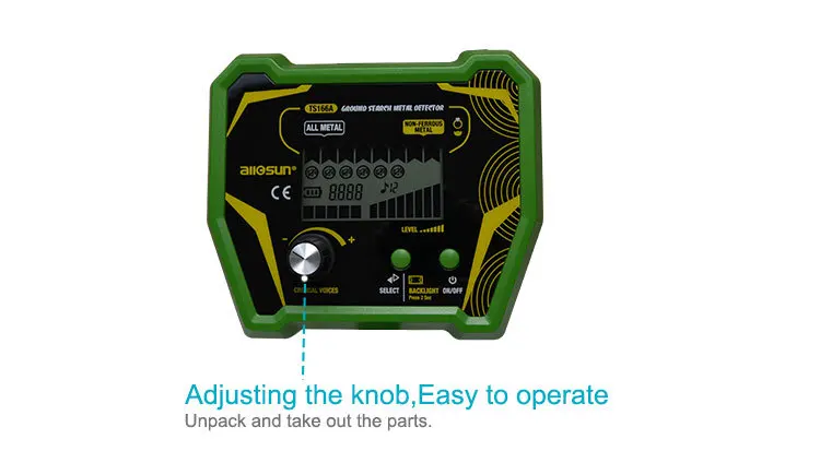 Все солнце TS166A новейший подземный металлоискатель Охотник за сокровищами практичный металлоискатель с высоким содержанием