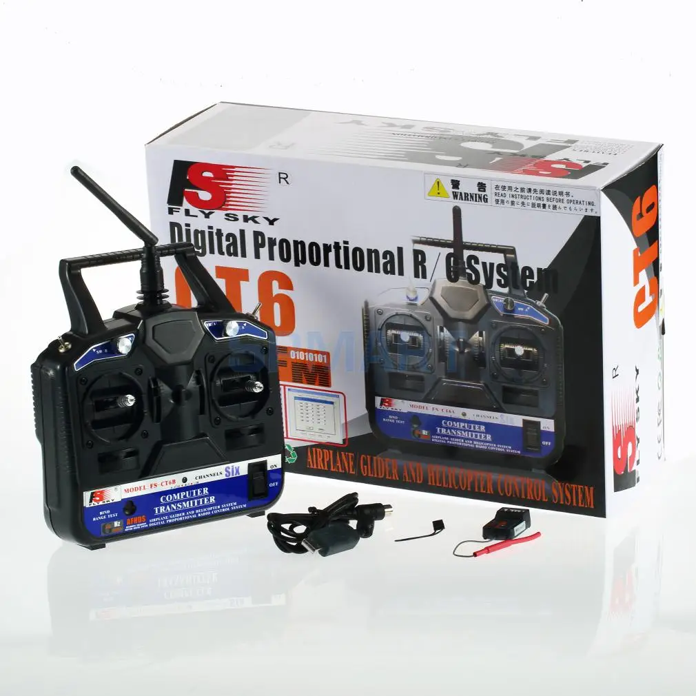 

2.4G 6 CH Channel Radio Model RC Transmitter Receiver Control