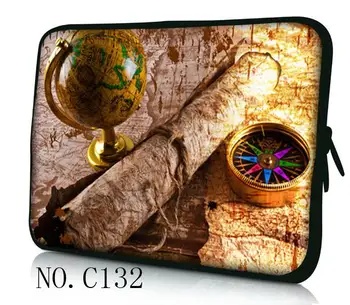 

Compass & Map 7 10 12 13 14 15 17.3 inch Laptop Sleeve Waterproof Sleeve Pouch Bag Tablet Case Cover For Dell HP ASUS 15.6 13.3