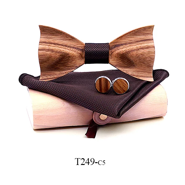 Zebra 3D Wooden Bow Ties for Men Quality men's Wood Bowtie 3D Handmade Butterfly Wood Bow Tie Gravata Silm - Цвет: T249-C5