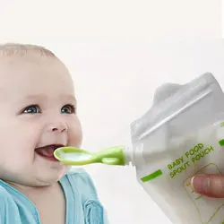 Дропшиппинг ребенка Еда дополнение сумка для хранения многоразовый мешок грудное молоко паста Портативный открытый Travl Squeeze кормления