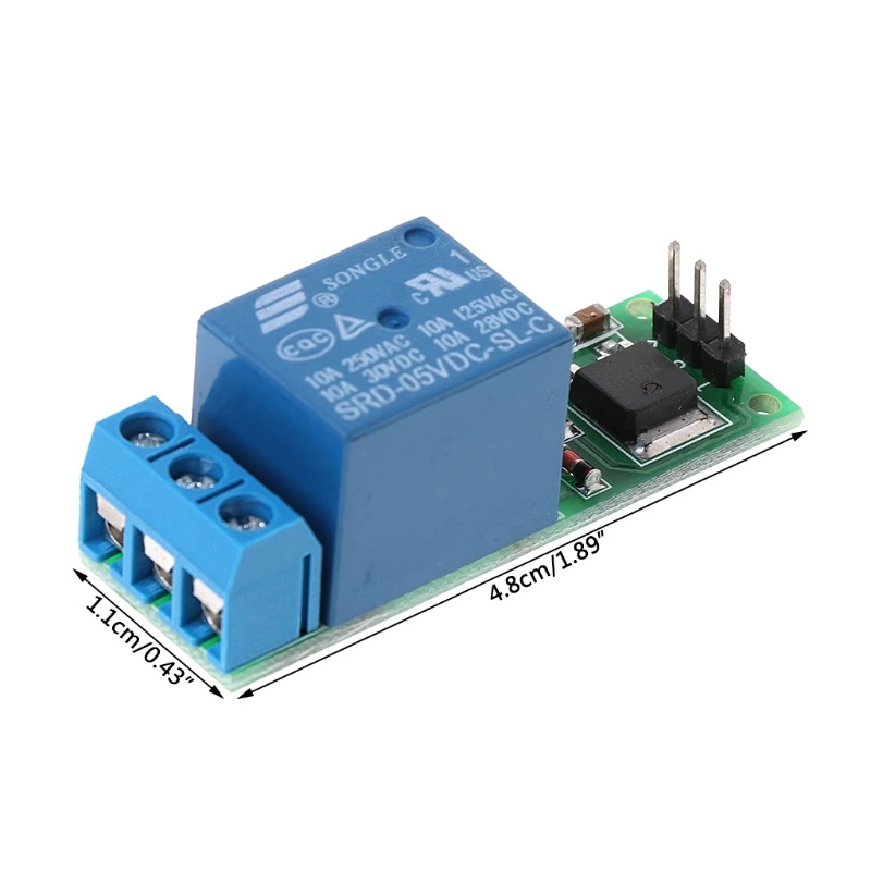 

6-24V Flip-Flop Latch Relay Bistable Self-locking Low Pulse Trigger Module