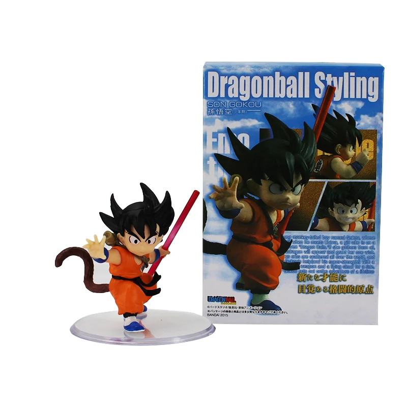 

8cm Dragon Ball Z Childhood Super Saiyan Son Goku Young Anime Dragonball Action Figure Collection Model Toy Gifts For Kids