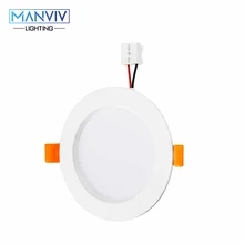 2pcs LED Downlight 3W 5W 7W 9W 12W 15W 18W AC 220V Round Recessed Panel Ceiling Lamp SMD2835 Aluminum waterproof Warm Cold White