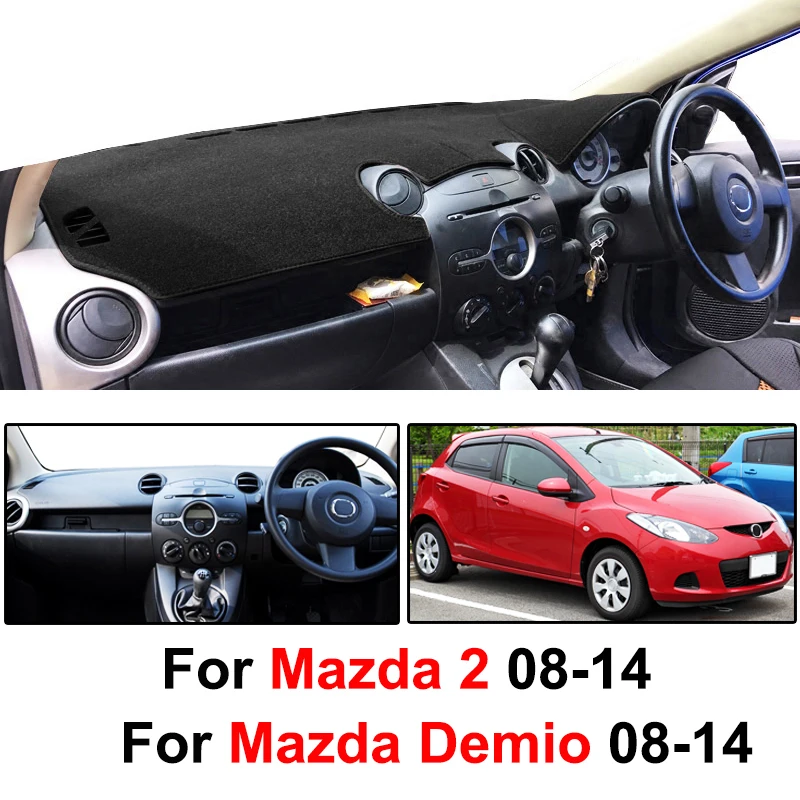 Xukey для Mazda Demio 2 DE 2008 2009 2010 2011 2012 2013 тире коврик покрытие для приборной панели крышки козырек от солнца приборная панель ковровые покрытия