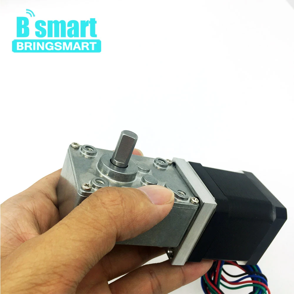 Bringsmart A58SW-42BY 12 вольт постоянного тока шаговый двигатель с высоким крутящим моментом синхронизуемый самоблокирующийся мотор-редуктор