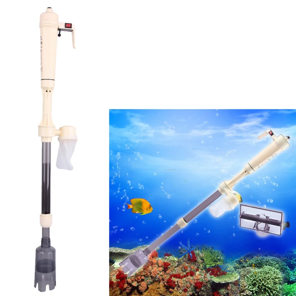 

Aquarium Auto Cleaning Tools Aquarium Battery Syphon Operated Fish Tank Vacuum Gravel Water Filter Cleaner