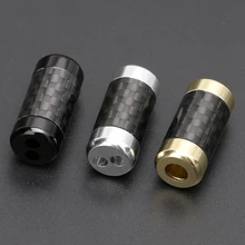 Черный/золотой/серебристый HiFi углеродное волокно Y сплиттер 1 до 2 динамик RCA кабель аудио