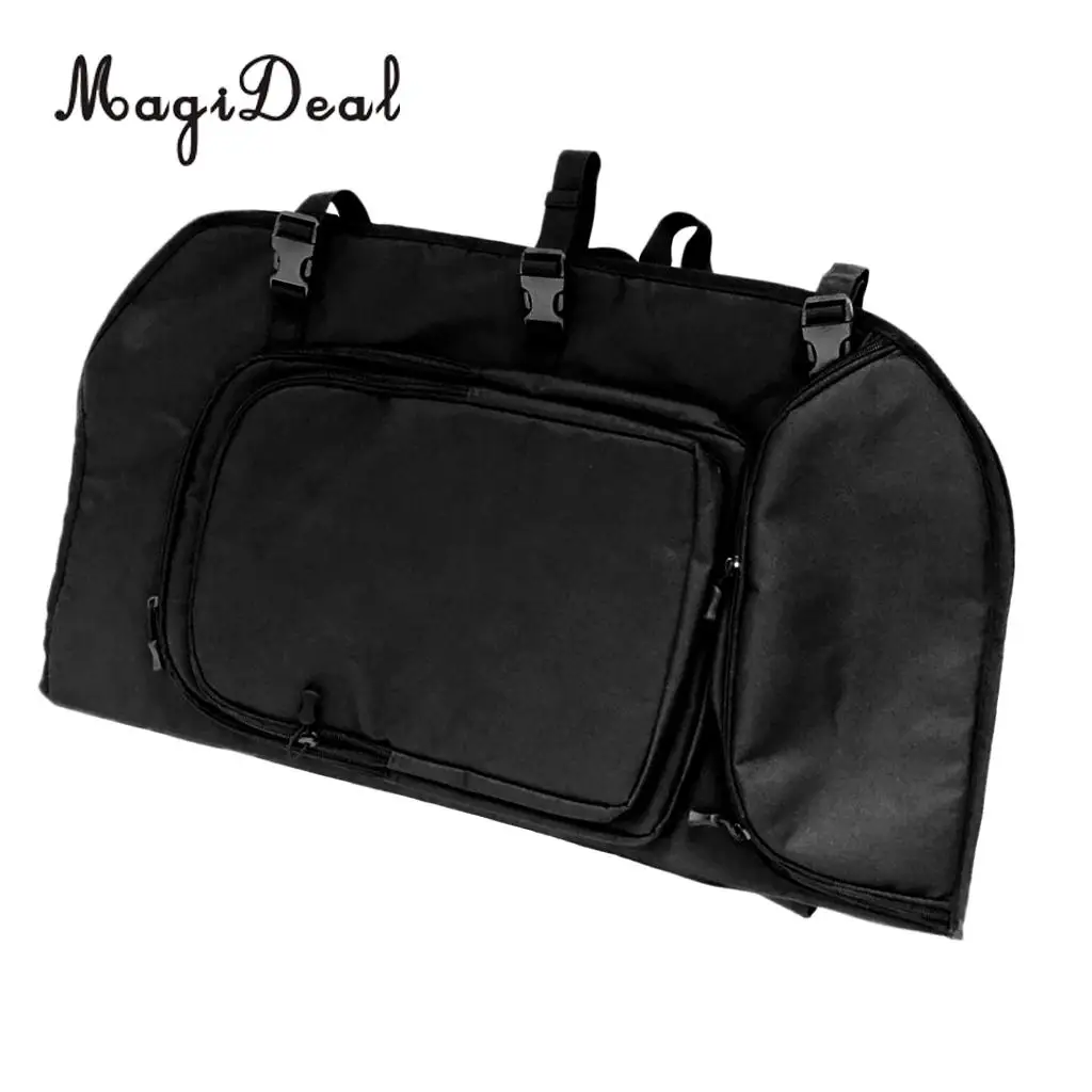 MagiDeal Perfeclan Nylon Hunting Archery Bow Backpack Bag Compound Bow Holder Case 600D Nylon for Camping Hiking Travell