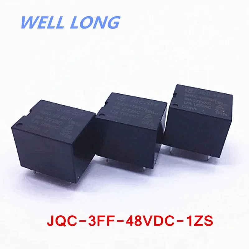 

5PCS/lot Power relays JQC-3FF-48VDC-1ZS 48VDC 12A 5pin.