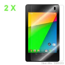 2 шт./лот прозрачного хрусталя Передняя ЖК-дисплей Экран протектор фильм Защита гвардии для Google Nexus 7 2013 2nd Gen 193,6*108 мм