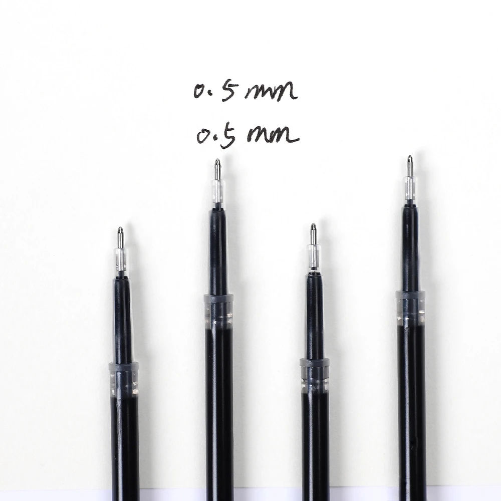 

JIANWU 0.5mm 20pcs/set Creative large capacity gel pen Refill dianshi Quick drying Refill Office supplies