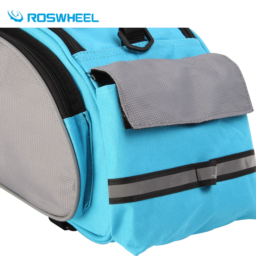 ROSWHEEL велосипедная Сумка Многофункциональная 13л велосипедная Задняя сумка седло велосипедная Bicicleta корзина для багажника сумка через плечо