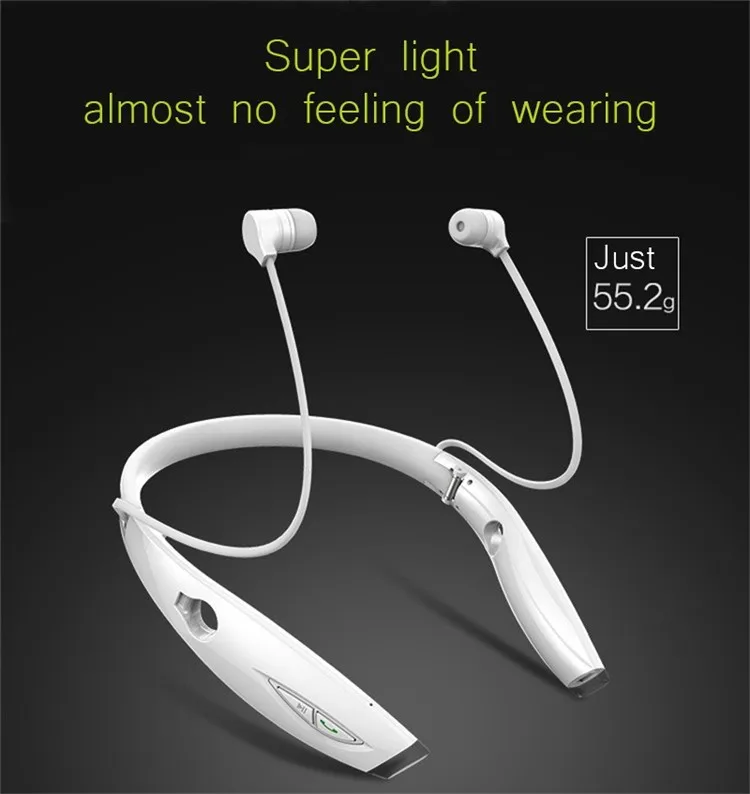 Neckband Bluetooth Sport Stereo Headset Zealots H1 HiFi Headphones With Mic For iPhoneSamsung Handfree Call (10)