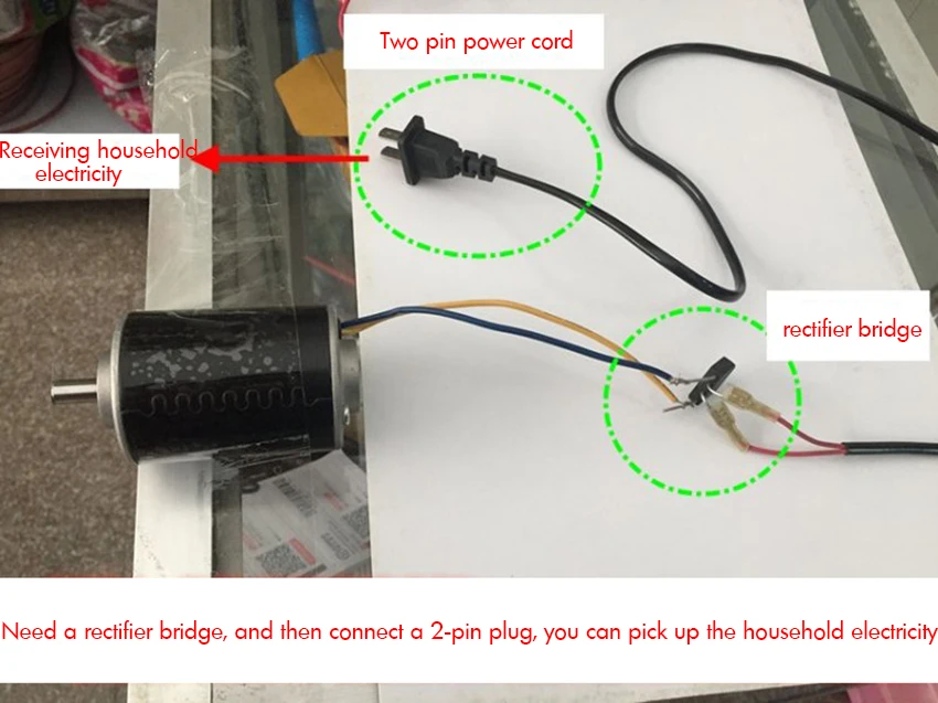 Постоянный магнит DC 110 V двигатель с угольными щетками DIY ветер/ручной генератор Двигатель передний и задний шариковый подшипник, D вал диаметром 8 мм 15000 об/мин