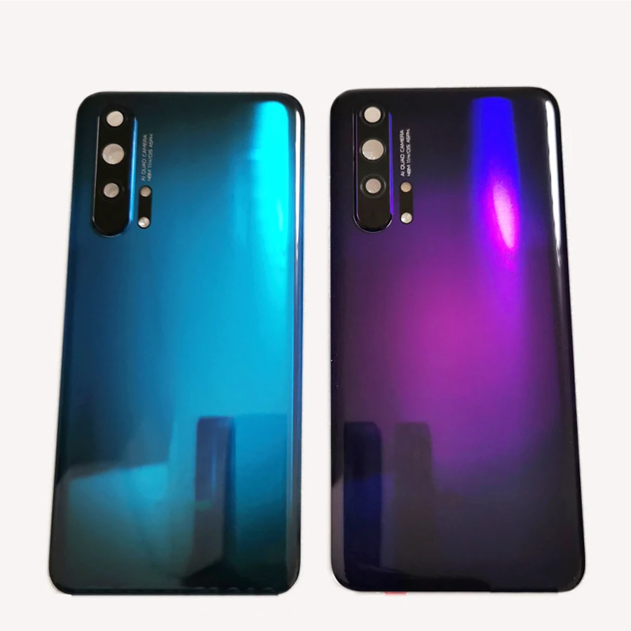 

100% Original glass For Huawei Honor 20 Pro Battery Cover Rear Door Housing Back Case Replaced Battery Cover