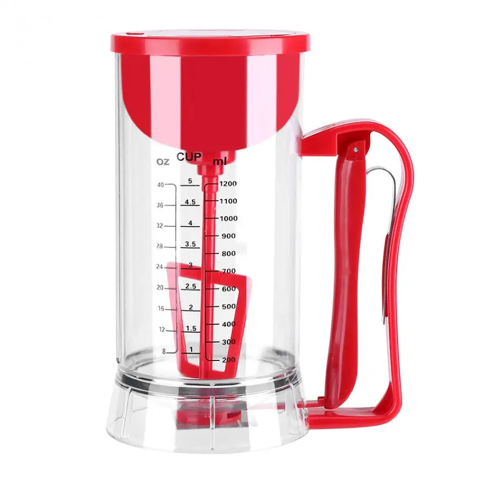 

Electric Battery Powered Mixer Dispenser Pancake Cupcake Cordless Waffle Batter Maker Machine Kitchen Baking Tools