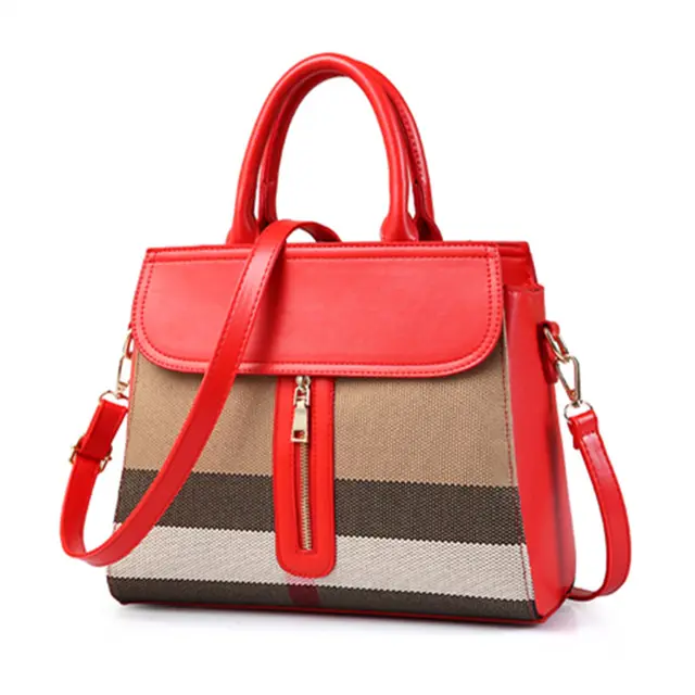 Luxury Elegant Handbags Women Bags Designer Linen Pu Leather Luxury Elegant Handbags Women Bags Designer Linen Pu Leather Shoulder Bag Female Tote Crossbody For