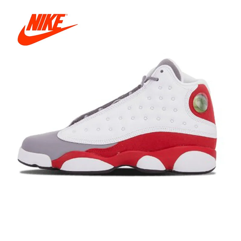 

Original New Arrival Authentic NIKE Air Jordan 13 Retro BG "Grey Toe" - 414574-126 Womens Basketball Shoes Sneakers Sport