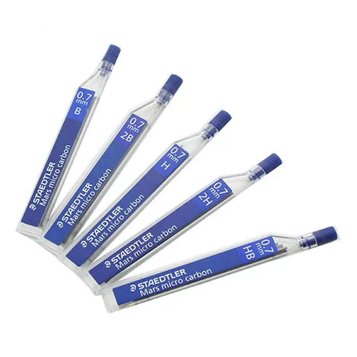 1 туба STAEDTLER 250 механический карандаш грифель 12/тубы 0,7 мм 2 H/H/HB/B/2B профессиональный класс Специальный рисунок живопись