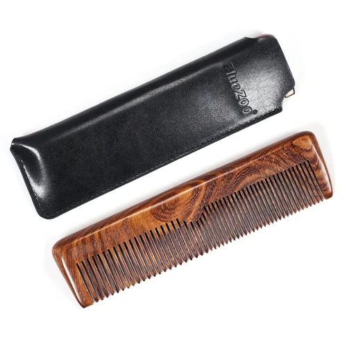 Форма для бороды стиль шаблон борода расческа сандаловое дерево мужские инструменты для бритья расческа для волос борода отделка шаблонные гребни новое поступление - Цвет: 8023 Black