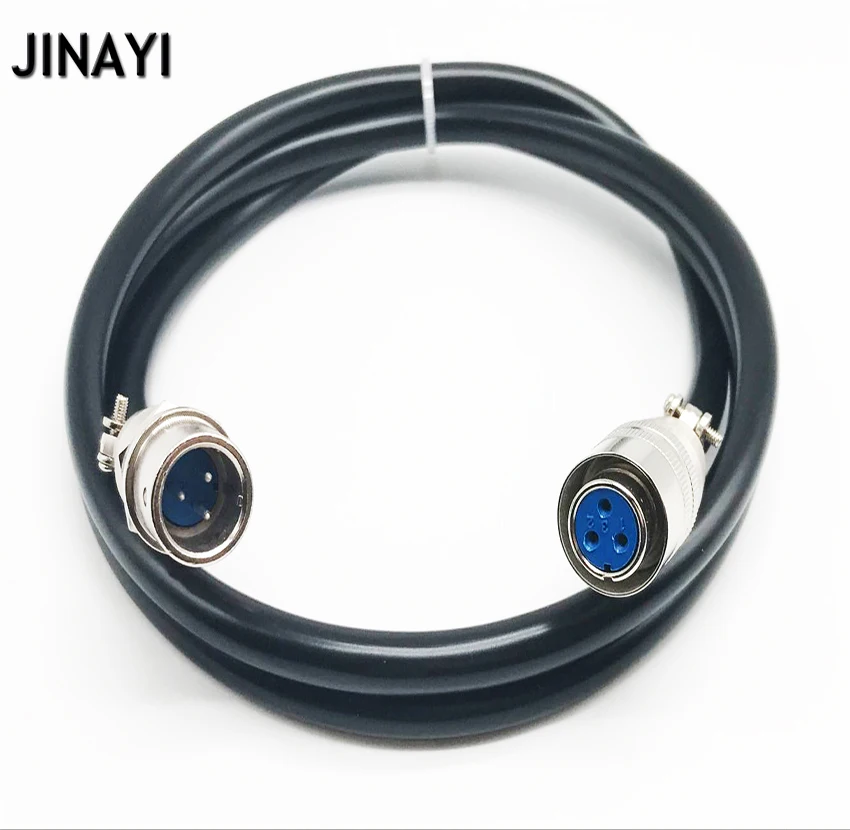 3 контактный XS12 мужской женский авиационный разъем 12 мм кабель 1 м|cable connector|cable 1ml