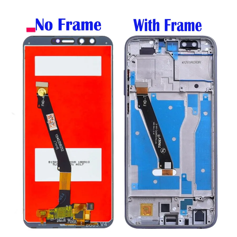 100% протестированный для HUAWEI Honor 9 Lite ЖК дисплей сенсорный экран с рамкой