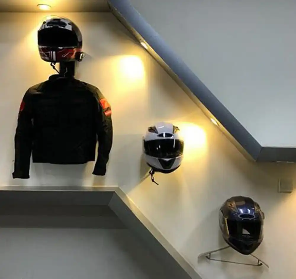 bike helmet wall mount