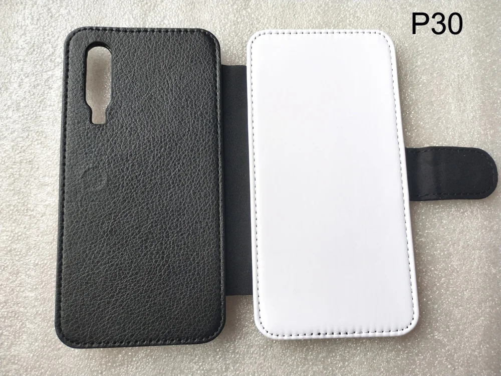 

for Huawei P30 / P30 lite / P30 Pro / P smart Flip Leather sublimation case + blank Polyester cloth can printable retail 1pcs