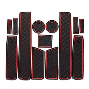 

For Citroen C4 MK1 2004 2005 2006 2007 2008 2009 2010 Pallas Coupe Hatch Sedan Anti-Slip Gate Slot Mat Rubber Mats Accessories