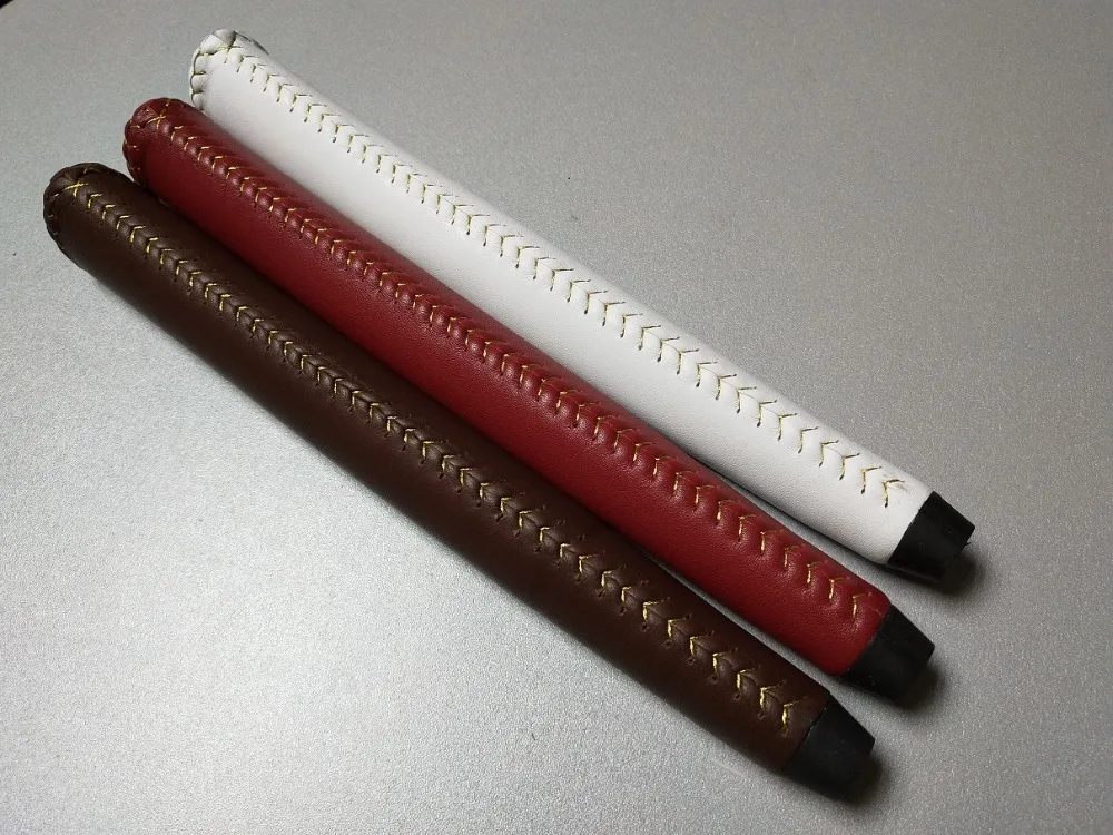 جديد يدوية 1x بو الجلود مضرب الغولف قبضة 3 ألوان نادي القبضات شحن مجاني