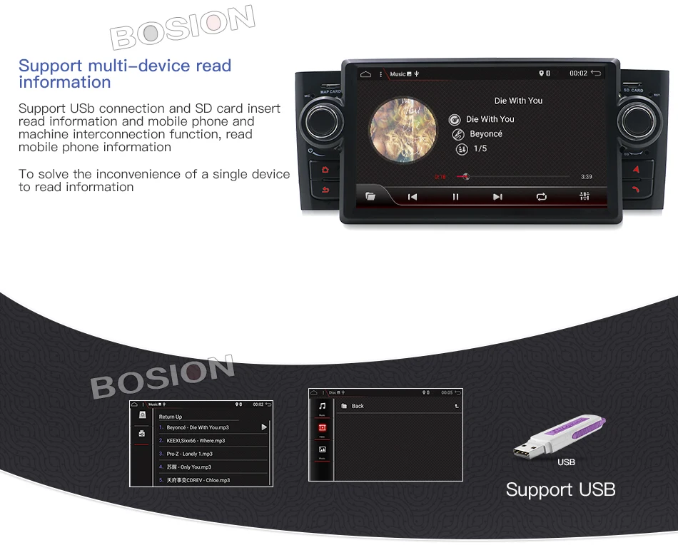 Discount Bosion HD 1 din Android 8 Octa Core car GPS Navigation 7 " Car DVD radio Multimedia for Fiat Linea 2006 with Radio/BT/RDS/WIFI 9