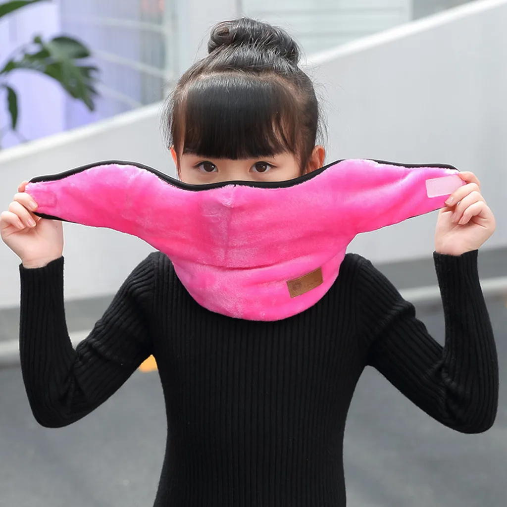 

Children Anti Cold Mask Warm Winter Ski Bike Bicycle Cycling Sports Half Face Anti Pollution Mask Dust Respirator Washable