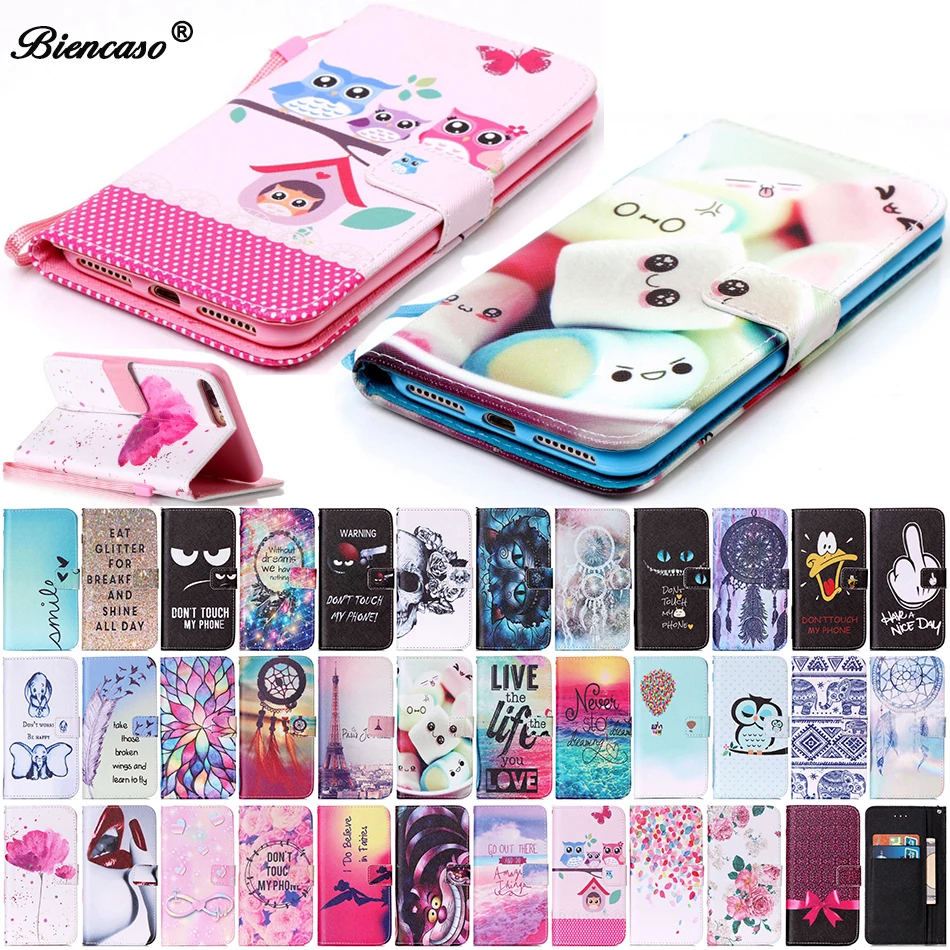 Phone Case For iPhone 7 Plus Leather Case iPhone 8 Cover High Quality Luxury Magnetic Flip Switch Phone Coque C21