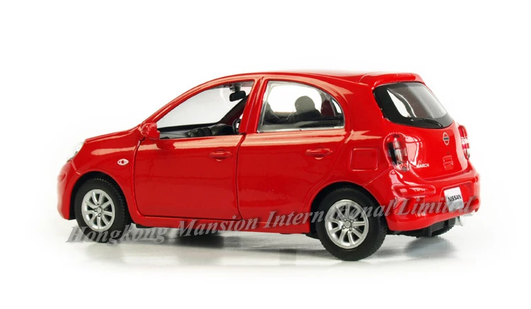 1:36 весы для Nissan MARCH литая под давлением металлическая модель автомобиля коллекционная Коллекционная модель игрушки автомобиль
