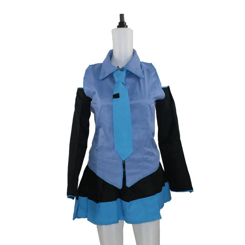 Вокалоид Хацунэ Мику косплей костюм полный комплект костюмы Аниме Vocaloid Hatsune Мику костюмы