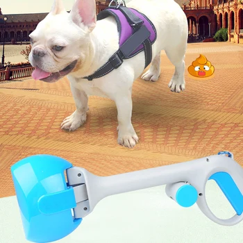 

Pet Pooper Scoopers 2in1 Dog Poop Bag Tool Walking Pet Shit Pick up dog waste poop bags Long Handle Clean Puppy Cat Waste Picker