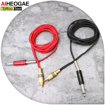 

RCA Joint Clip Cord Tattoo Machine Supply Silicone Clip Cord 2 Colors Tattoo for Tattoo Power Supply Tool TPS5130