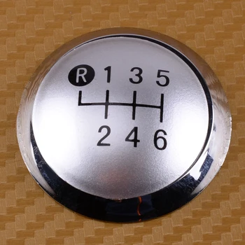 

CITALL New 6 Speed Car Chrome Gear Shift Stick Knob Cap Cover Decoration Fit for Toyota Auris 2007 2008 2009 Accessories