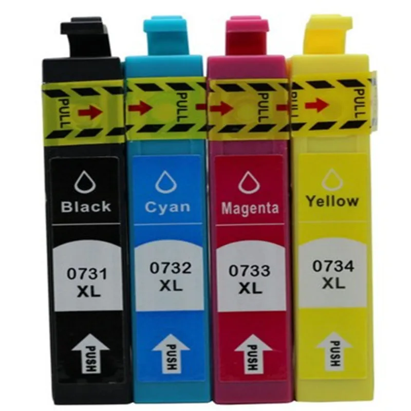 Совместимость с Epson T0731 T0732 T0733 T0734 T0735 XL принтер CX 7300 7310 8300 9300F 5900 6900F картридж |