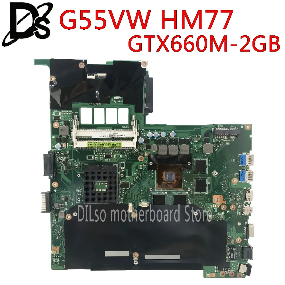 KEFU G55VW для ASUS G55 G55VW Материнская плата N13E-GE-A2 GTX660M/2 GB REV интегрированная тестовая материнская плата