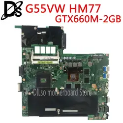 Kefu G55VW для ASUS G55 G55VW материнская плата N13E-GE-A2 GTX660M/2 GB REV материнская плата интегрированный Тесты