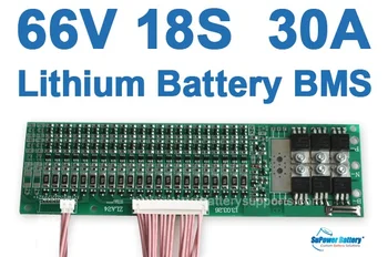 

SuPower 18S 64.8V 66V 66.6V 30A Li-ion Lithium LiPo Battery BMS Management System Balance PCB IC Chip Protection Circuit Board