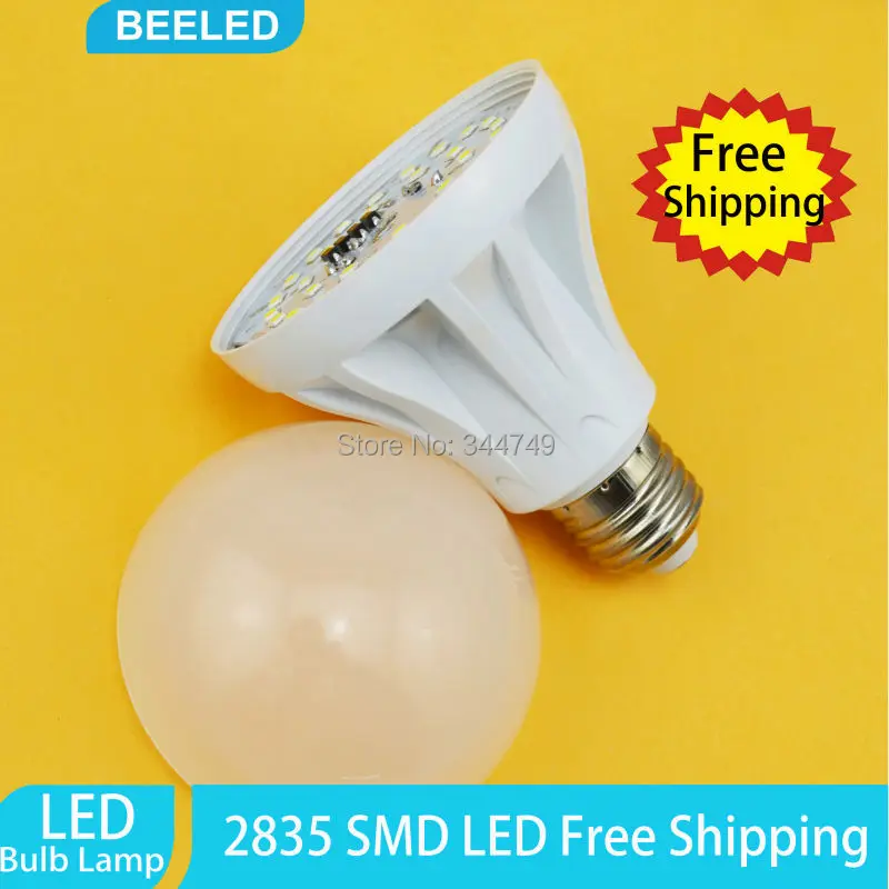 Светодиодная лампа E27 2835SMD холодного белого и теплого света 6 шт. светодиодный