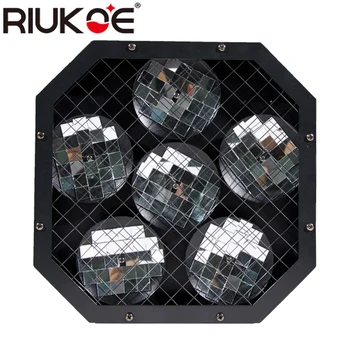 

8pcs/lot moonflower DMX Mini 6 Mirror Dishes Reflect Laser beam For dj light nightclub dance