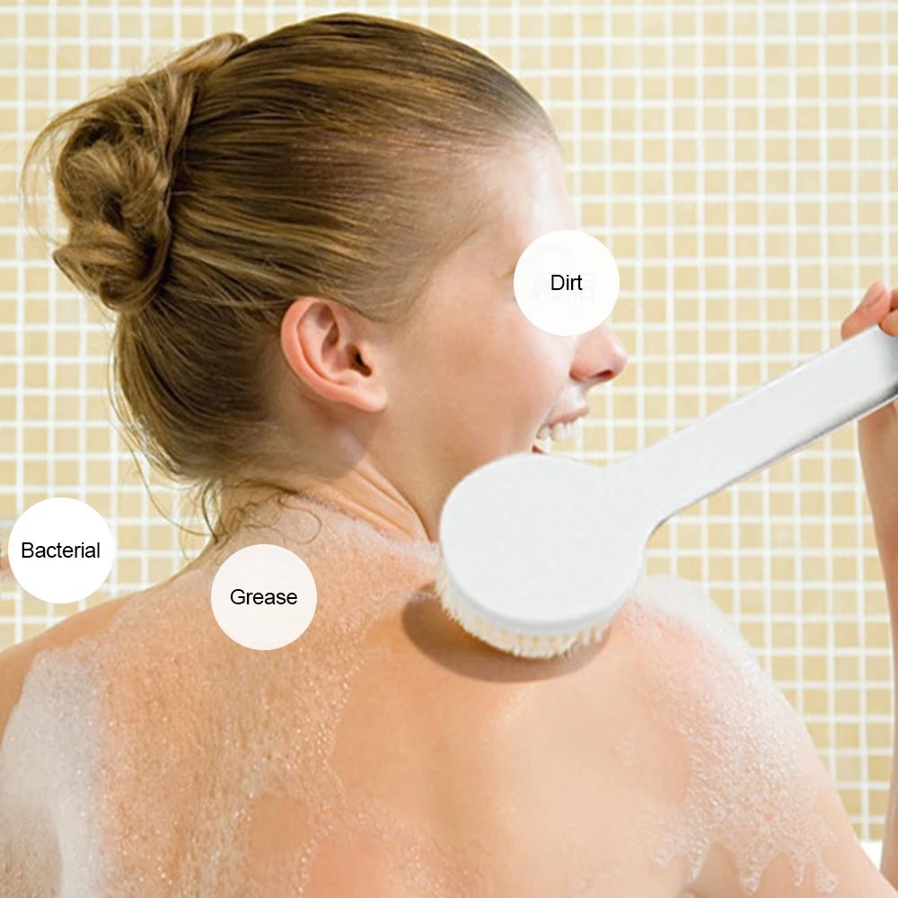 

Bath Brush Portable Travel Massage Nylon Soft Hair Wooden Dry Brush Exfoliating Beauty Body Shower Brush