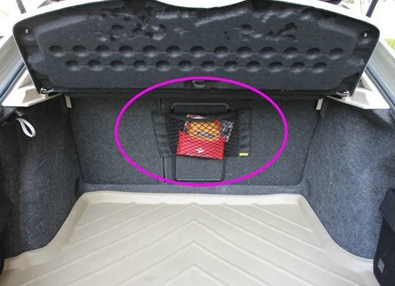Car Styling New Back Rear Trunk Seat Net Mesh Storage Bag for Mini usb pc minifigures minions camera cooper projector drone | Автомобили и